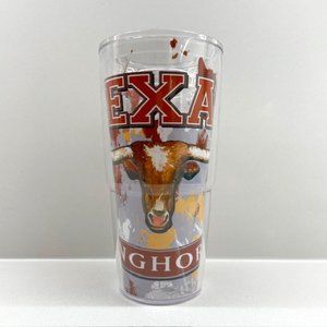 New, Texas Longhorn Designer/Collectible Tervis Insulated Tumbler Cup